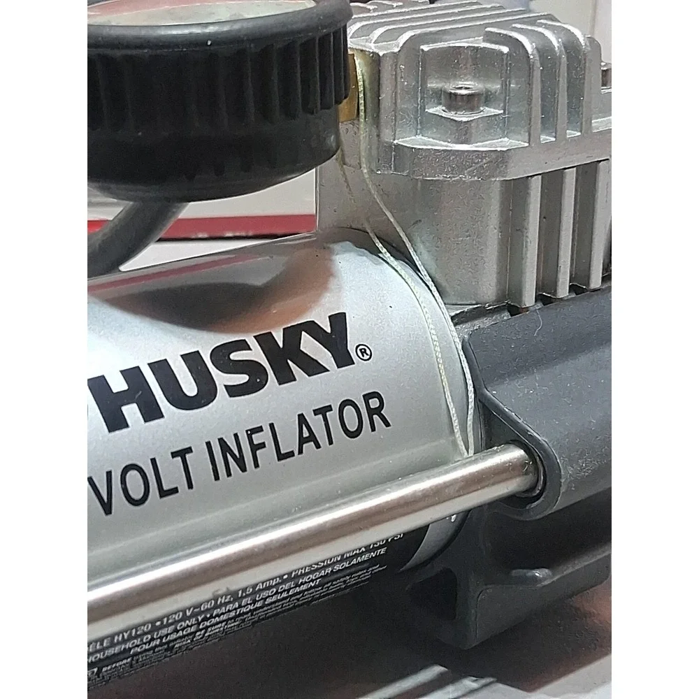 Husky Portable Inflator Pump 120-Volt  365 164 With Original Box